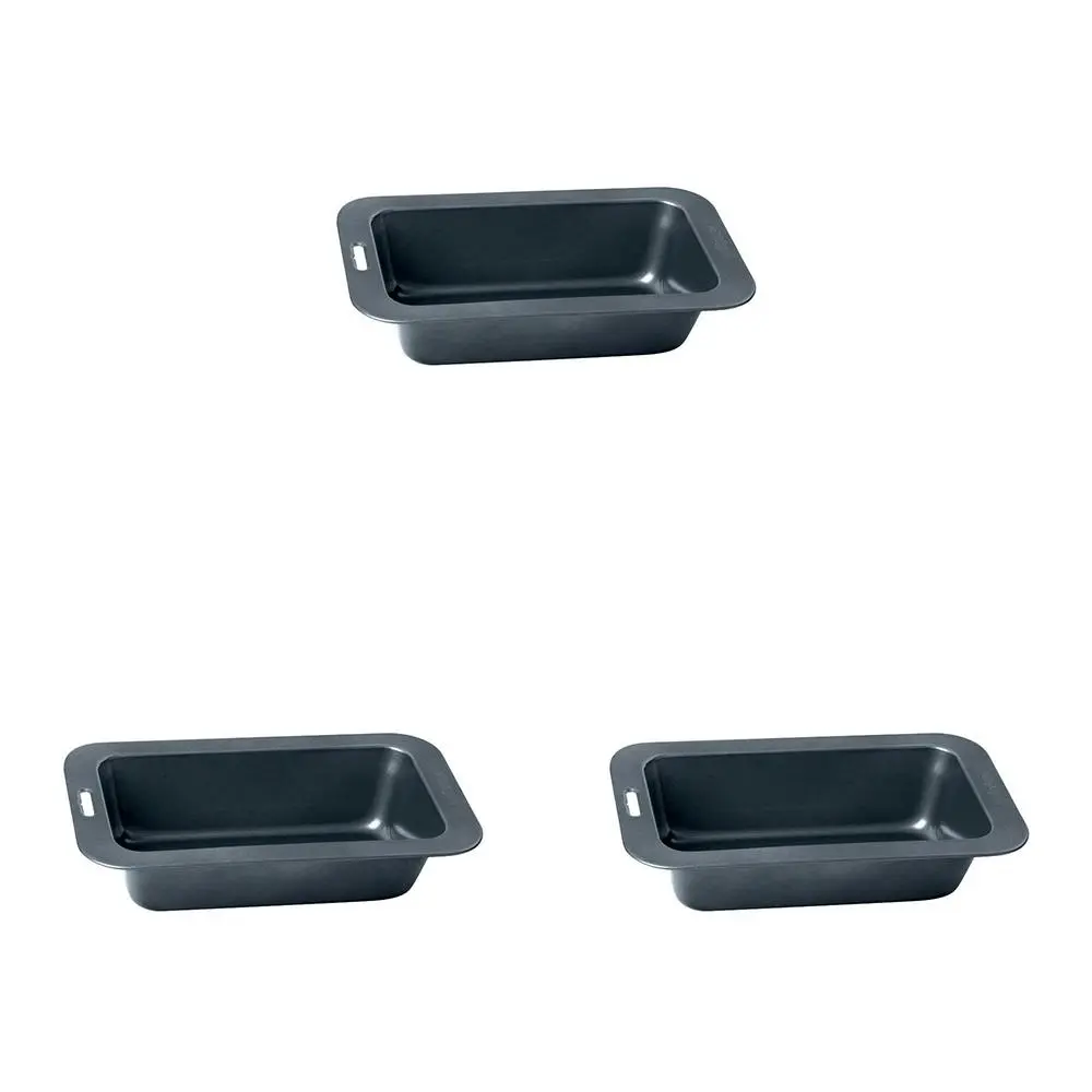 3PK Wiltshire Easybake Rectangular Loaf Cake Pan Oven Safe Baking Tin 24cm - Home & Garden