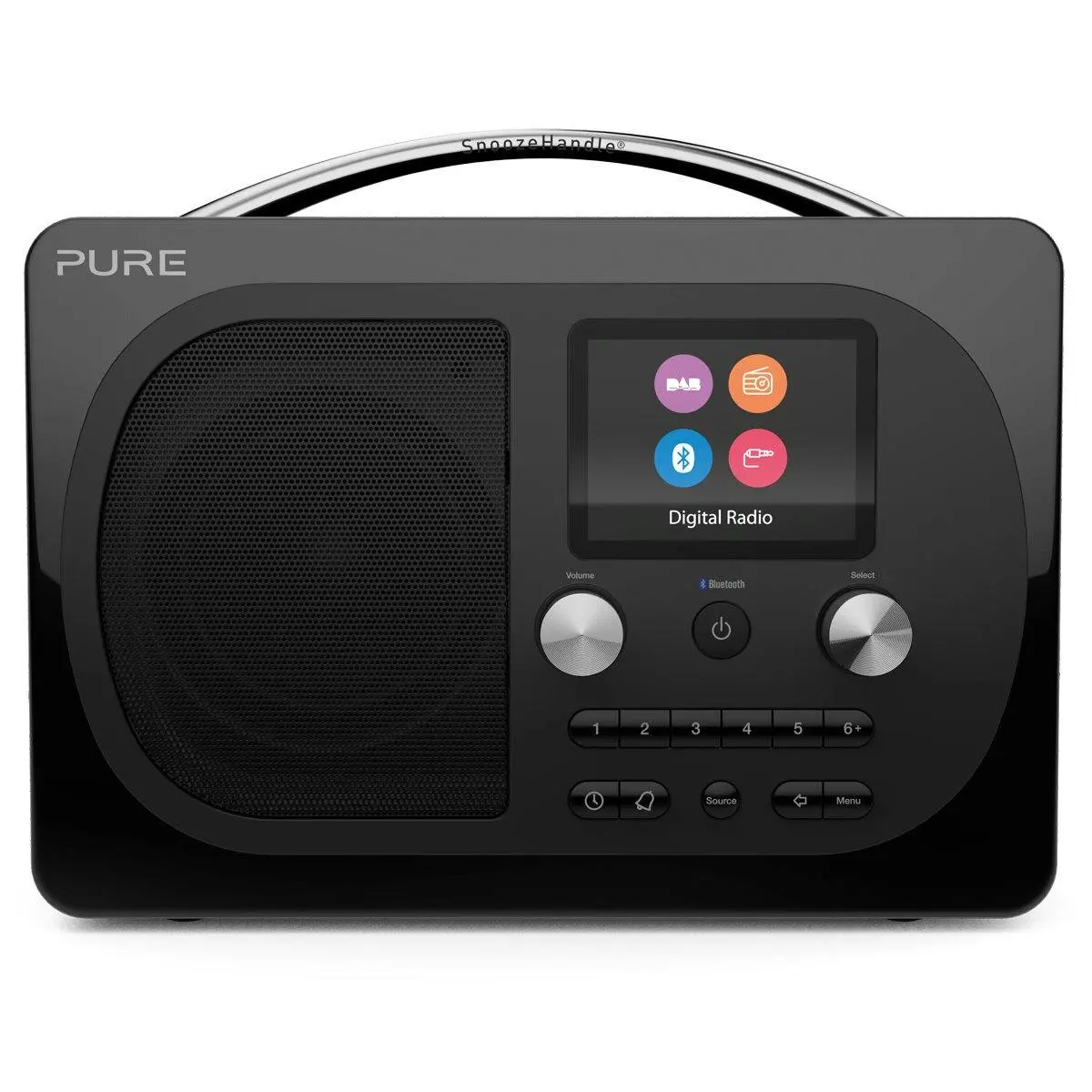 Pure Evoke H4 Prestige Portable DAB+ and FM Radio Black - Electronics