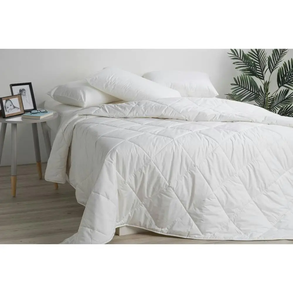 Jason Single Bed Washable Sleep Quilt/Doona Australian Wool Winter Weight 500GSM - Home & Garden