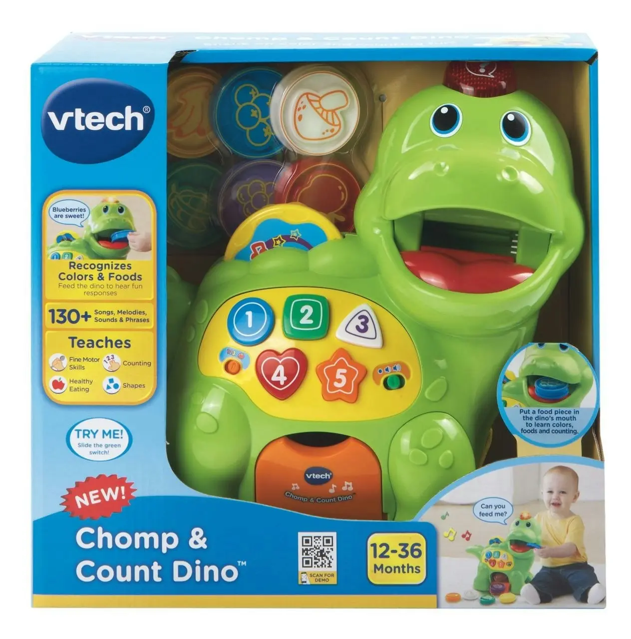 VTech Feed Me Dino - Toys & Games