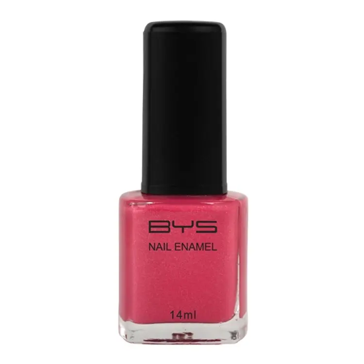 BYS Temperamental Nail Polish Enamel Lacquer Gloss Lasting Quick Dry 14ml Pink - Beauty