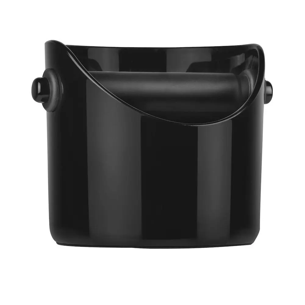 Grindenstein 85% Big Larger Coffee Knock Box Grinds Tamper Waste Bin | Black - Home & Garden
