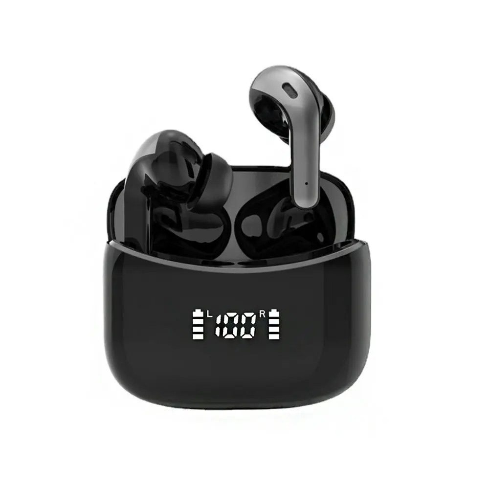 TWS Wireless Bluetooth Earbuds LED Digital Display With Microphone - Electronics