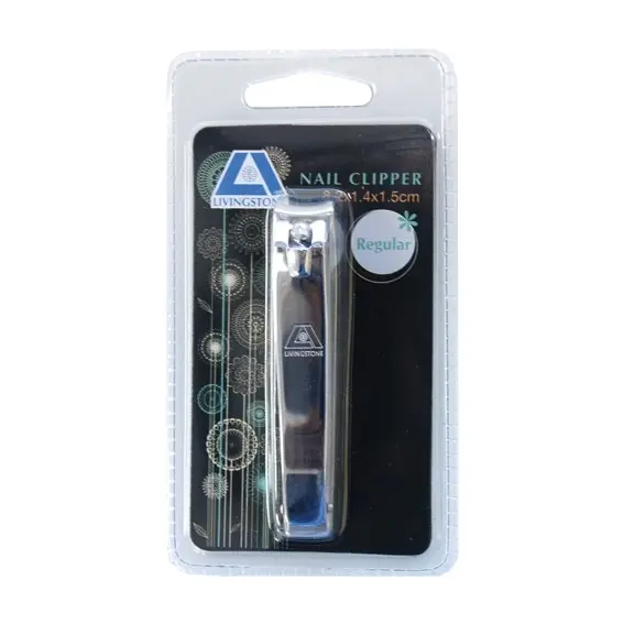 Livingstone Nail Clipper Cutter Regular Size 82 x14 x15mm 10 Box - Beauty