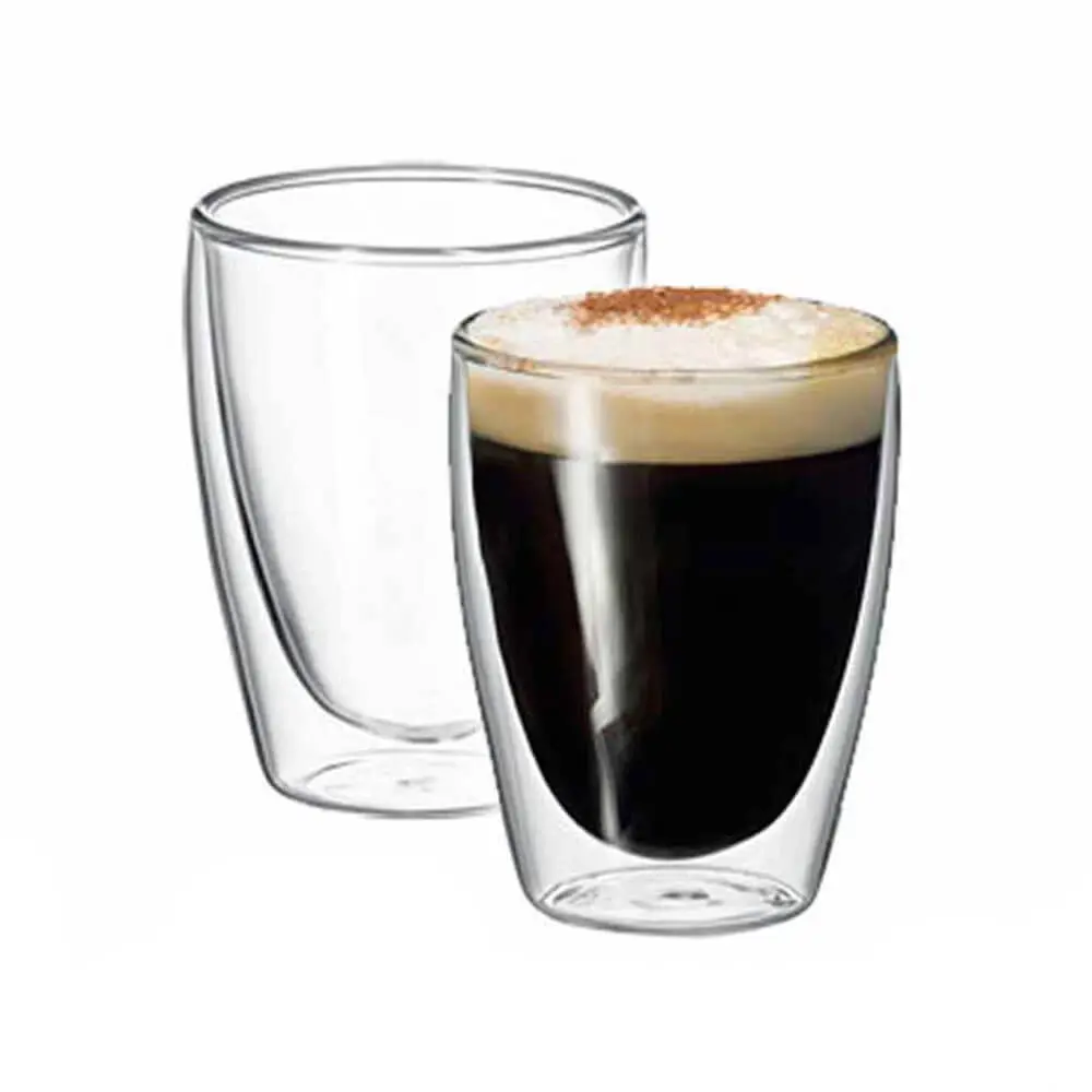 Avanti Caffe 8pc Twin Wall Glass Set - Home & Garden