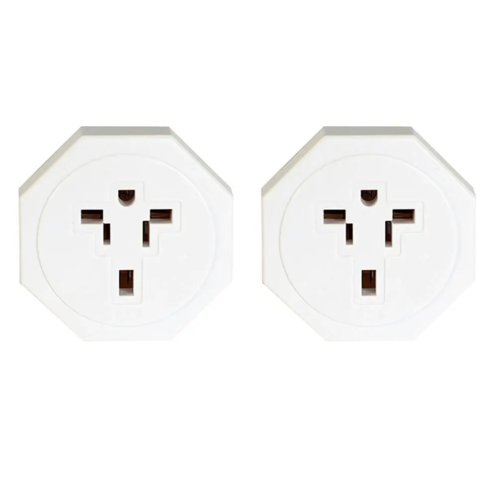 2x Tosca IB Travel Compact Power Adapter Converter Plug - UK/HK Compatibility