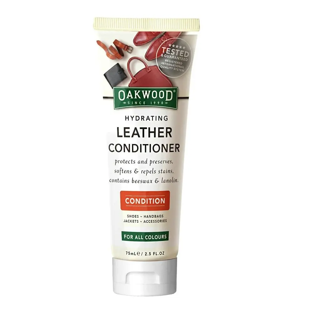 Oakwood 75ml Hydrating Leather Conditioner Shoes/Handbags Moisturising Cream - Home & Garden