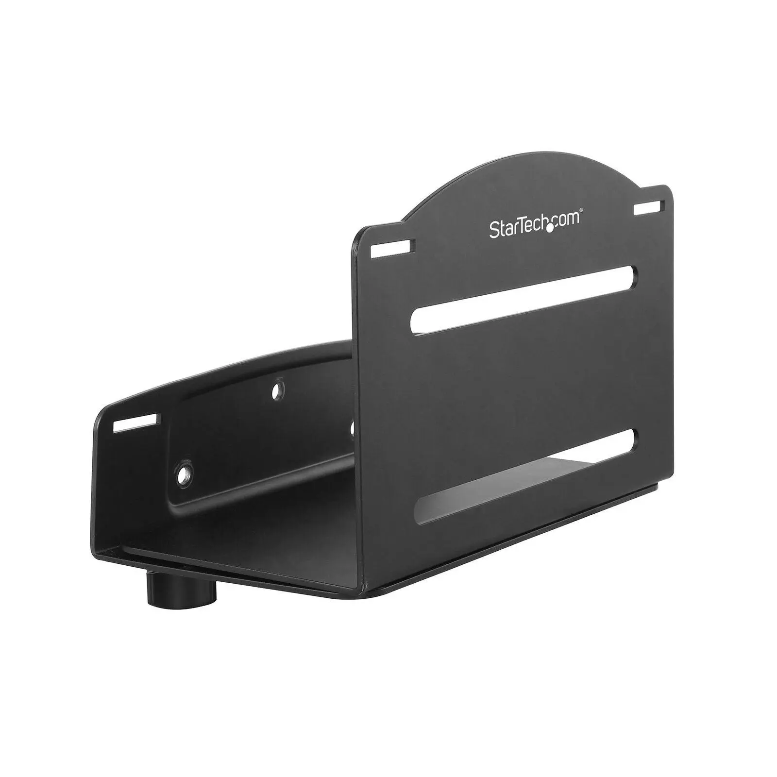 Star Tech 10kg Heavy Duty Steel Adjustable Computer Wall Mount with Straps Black - Electronics