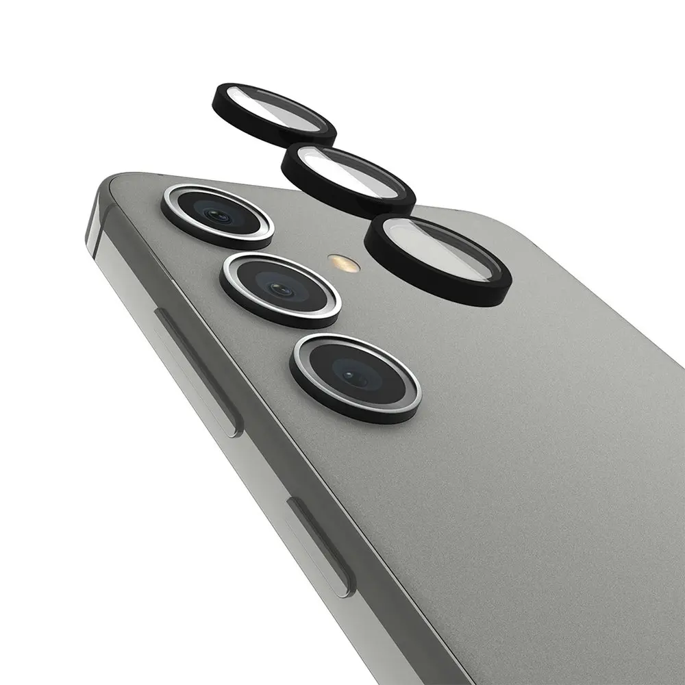 Case-Mate Aluminum Ring Camera Lens Protector Cover For Samsung Galaxy S24 Black