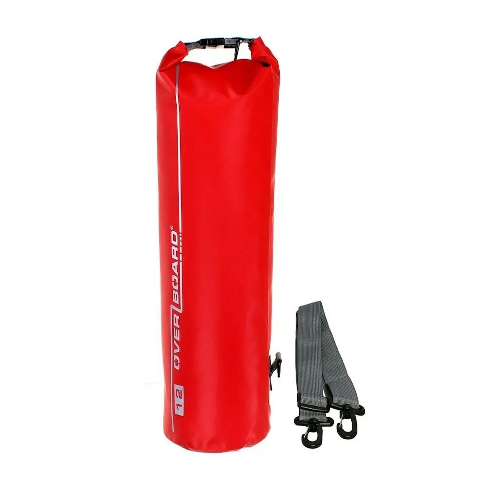 Overboard 12 Litres Dry Tube Waterproof Red Bag Aob1003r - Sports & Outdoor