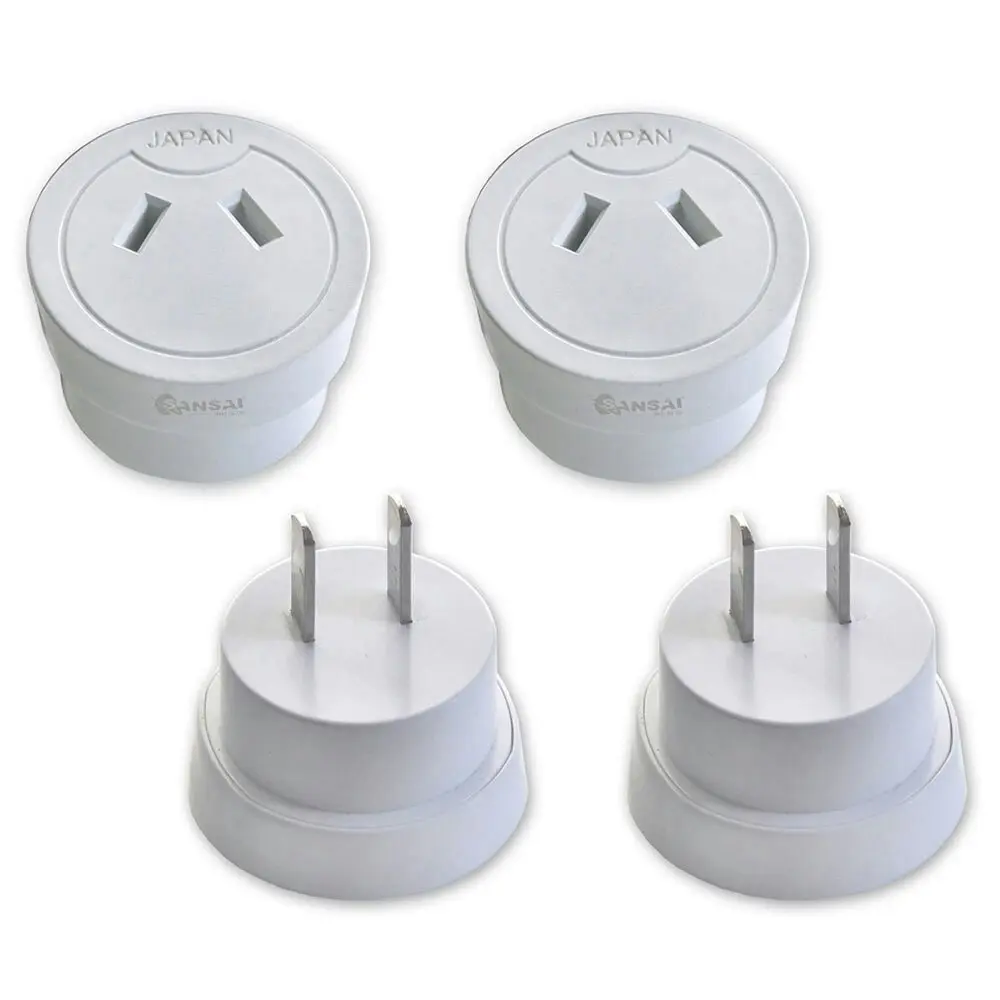 2x Universal Travel Power Adapter Australia AU/NZ to USA/Canada/Japan/Mexico - Electronics
