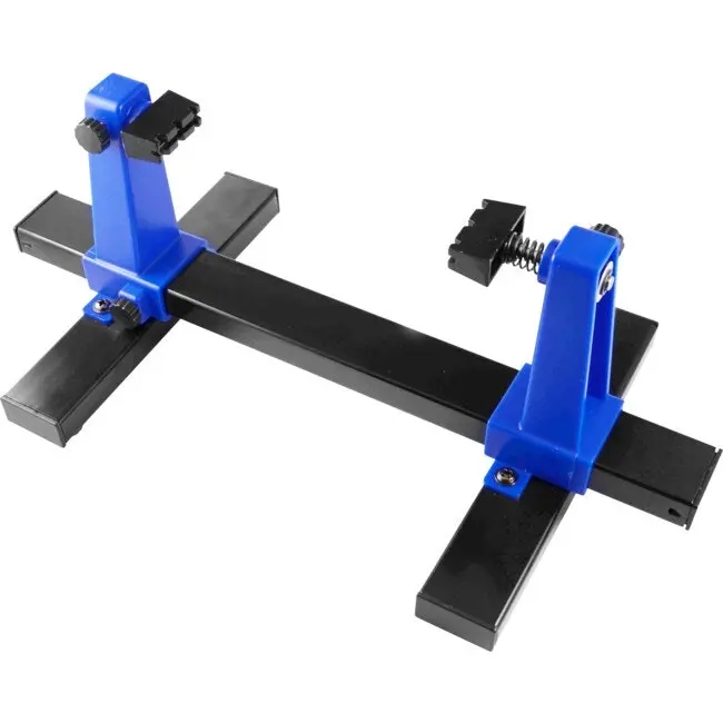 Doss ZD11E Holder for 20cm PCB Soldering w/ Spring Clamps Adjusting Arm Black/BL - Hardware