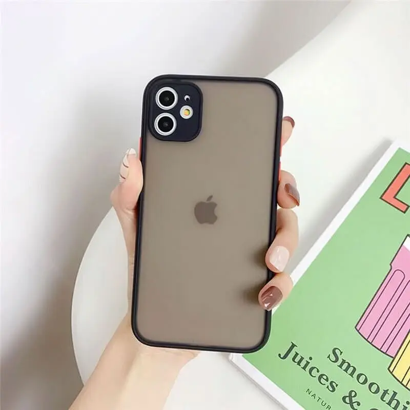 Black Matte Surface Ultra Protective iPhone 14 Pro Max Case - Electronics