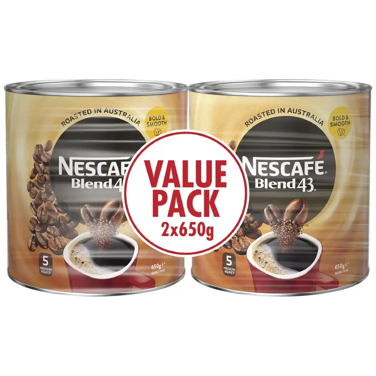 Nescafe Blend 43 Coffee 650g x 2 - Groceries