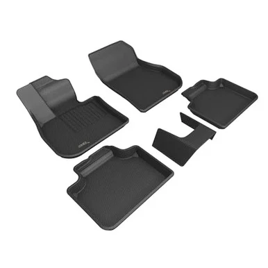 3D Mats L1BM12611509 MAXpider KAGU Front Row Floor Mats Black for BMW X1