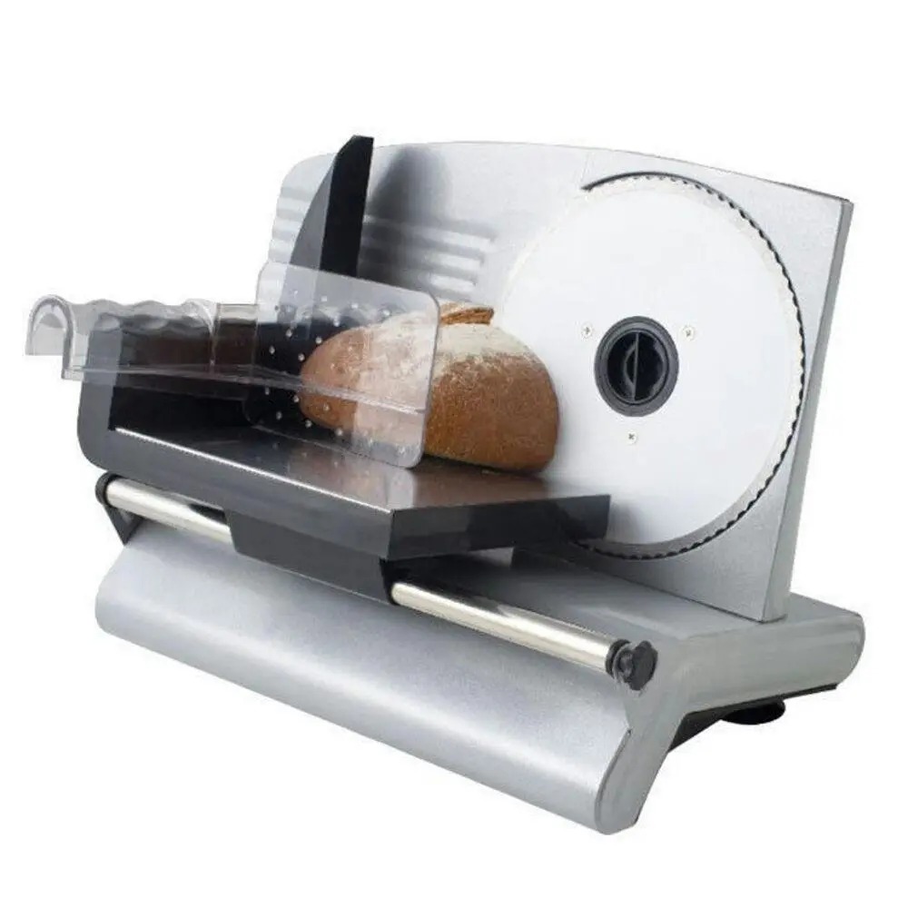 200W Electric Food Slicer/Slices Meat Cheese Fruit Vegetables Bread/Deli Cutter - Home & Garden