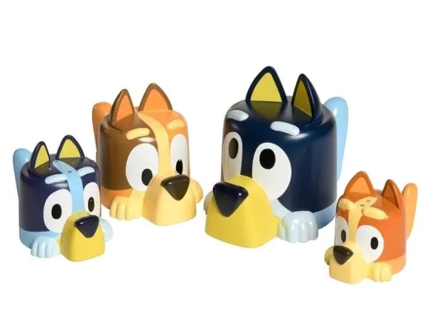 TOMY Bluey Family Pourers Bath Toy - Toys & Games
