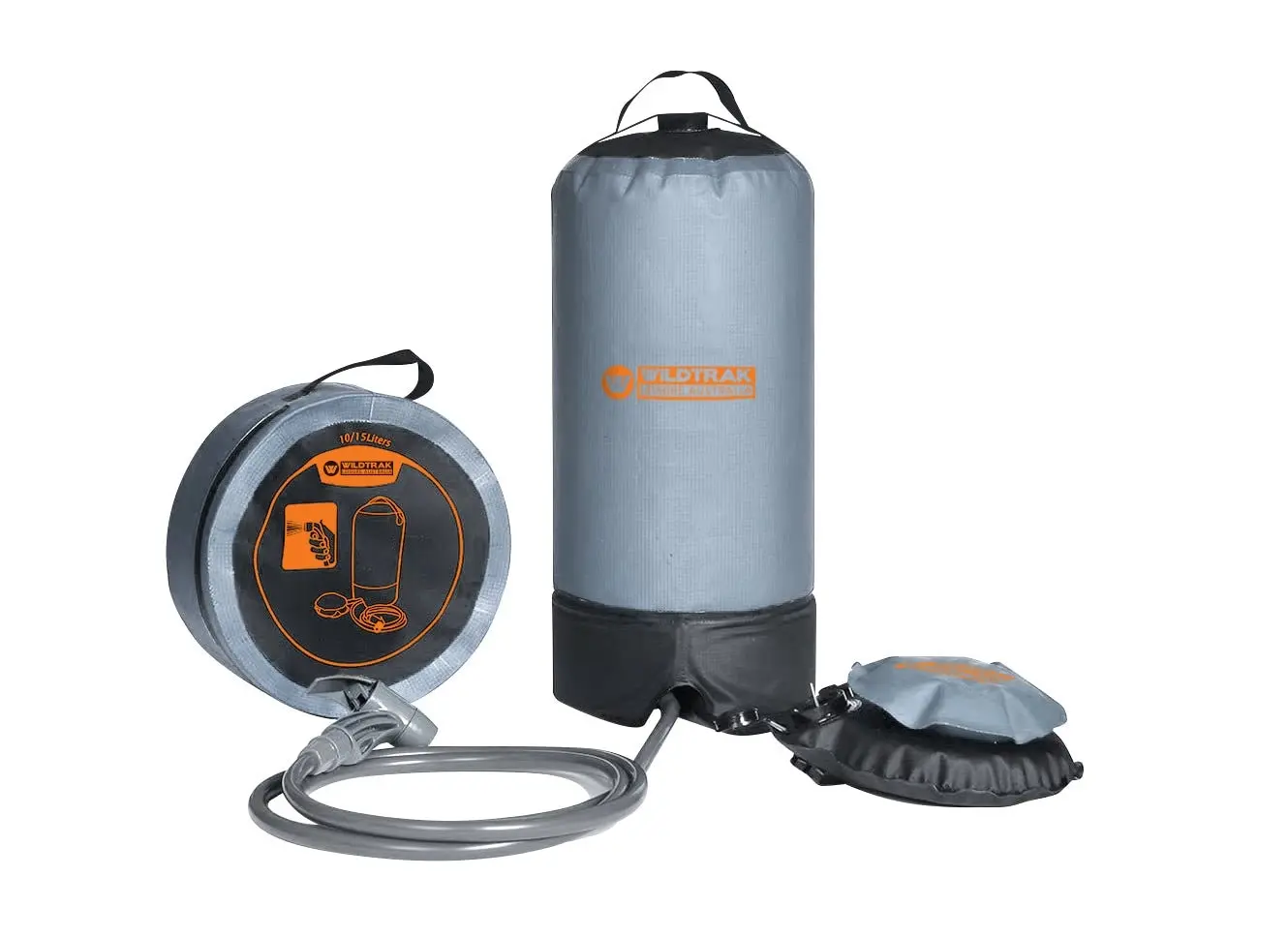 15L Portable Shower with Foot Pump and Storage Bag - Sports & Outdoor