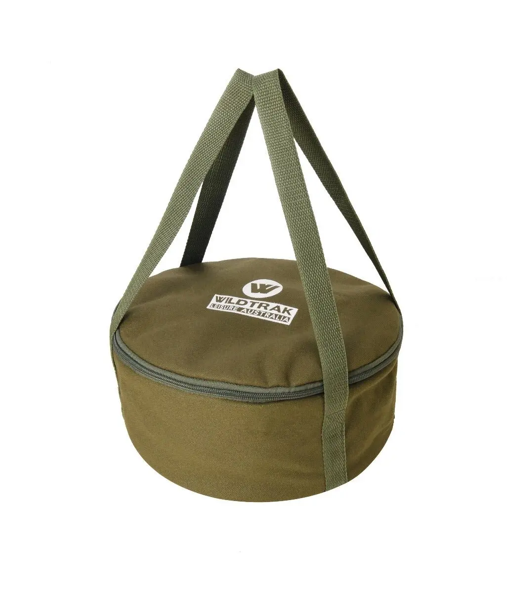 2 Quart Canvas Camp Oven Bag with Carry Handles - Sports & Outdoor