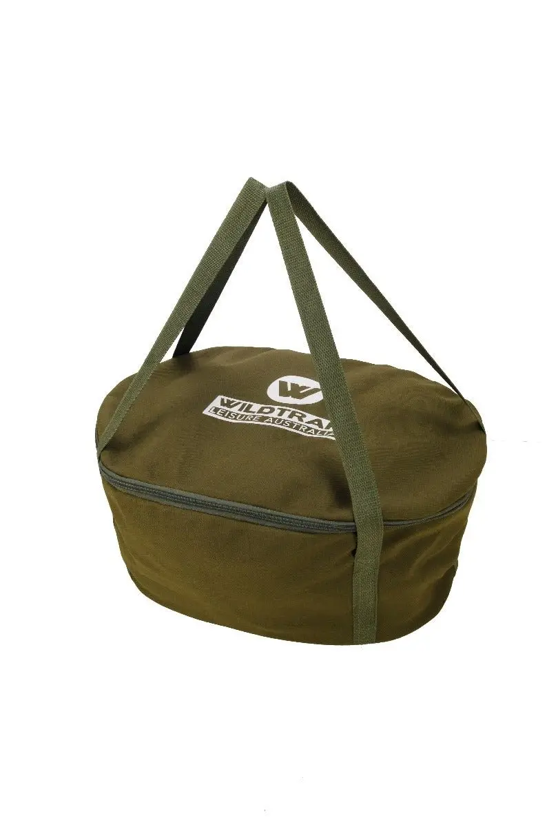 9.5 Quart Canvas Camp Oven Bag with Carry Handles - Sports & Outdoor