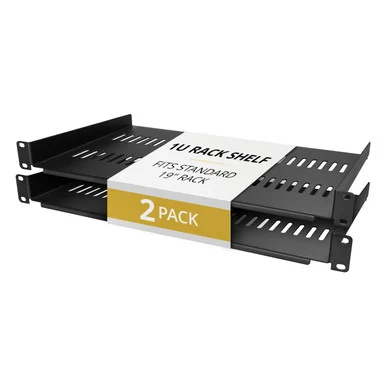 Startech CABSHELFV1U-2PK Get Two 1u Vented Cantilever Rack Shelves To Outfit Multiple Racks - Standardize