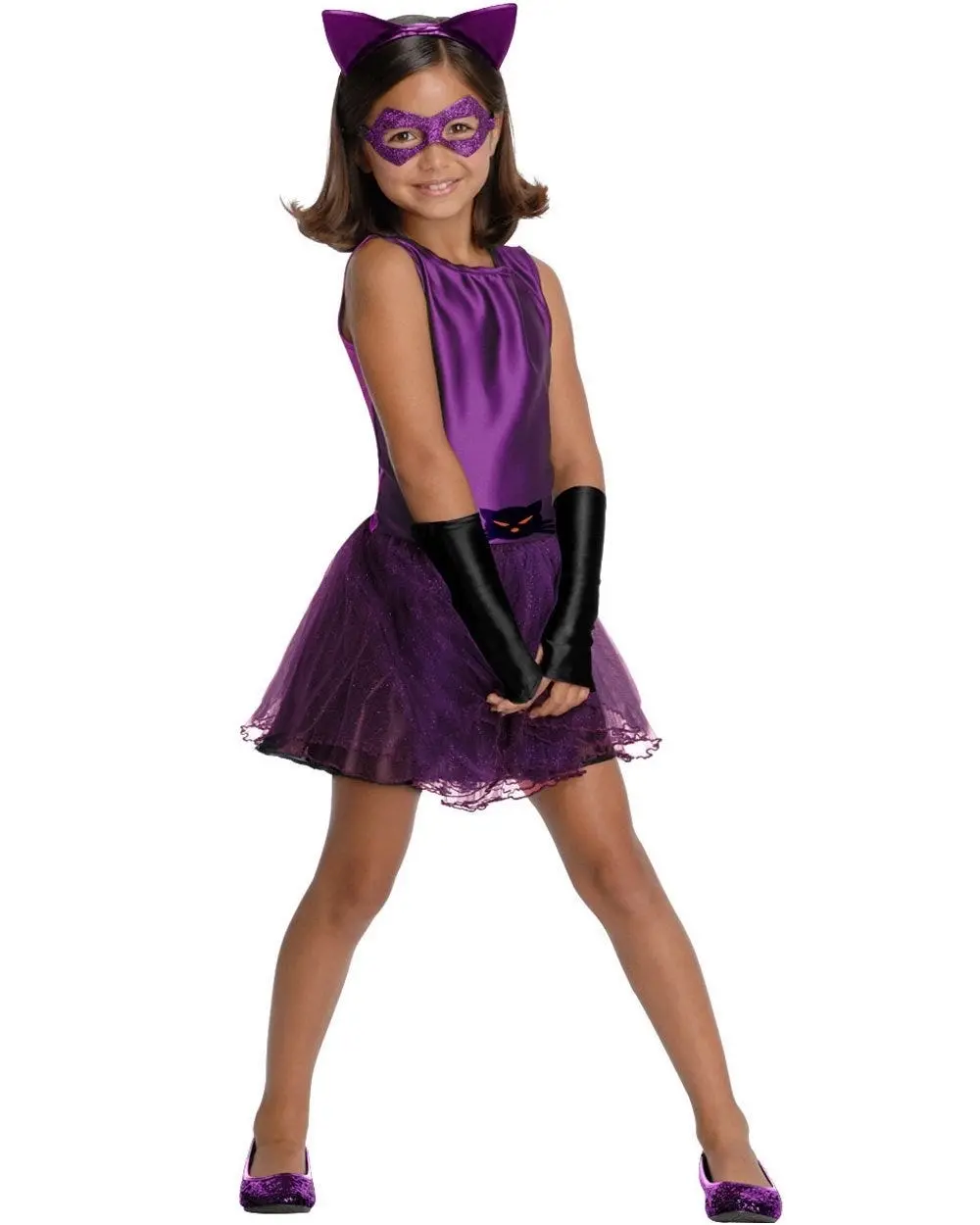Purple Catwoman Tutu Gotham Hero Girls Costume - Fashion