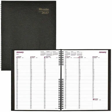 Brownline CoilPro Appointment Book/Planner (cb950cblk) - Rediform