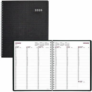 Brownline DuraFlex Weekly Planner (cb950vblk) - Rediform