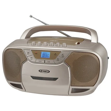 Jensen CD-590C Portable Bluetooth Stereo CD and MP3 Player