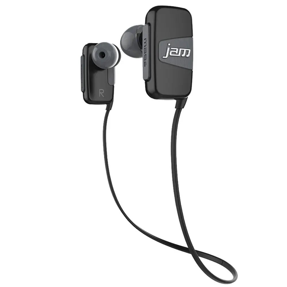 Jam Transit Mini Buds Bluetooth Sport Headset Wireless Earphones Sweatproof Grey - Electronics