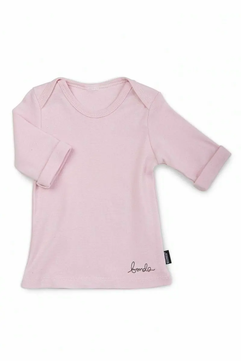 5 x Baby Bonds Pink Cotton Blend Girls Tee Toddler Top - Fashion