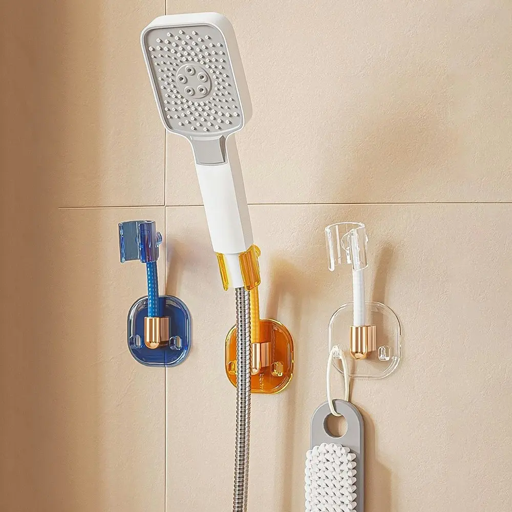 3Pcs Shower Head Holder 360 Degree Adjustable Showerhead Bracket Shower Holder - Home & Garden