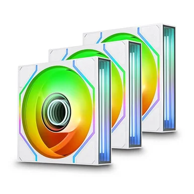 Thermaltake CLF254PL12SWA SWAFAN Infinity EX12 ARGB 120mm Swappable Fan - 3 Pack - White