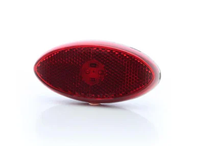 Optronics MCL0030RBBP LED Oval Marker Light Reflex Lens