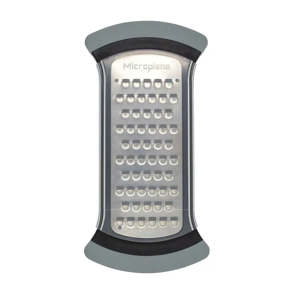 Microplane Stainless Steel Extra Coarse Vegetable/Cheese Grater For Bowl Grey - Home & Garden