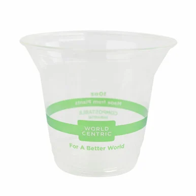 World Centric Compostable Clear Cold Cups (cpcs10)