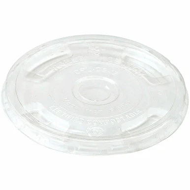 World Centric Compostable Clear Straw Lids (cplcs12)