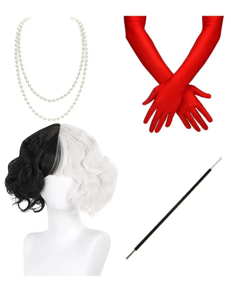 The Stylish Villain Costume Accessories Set - Fashion