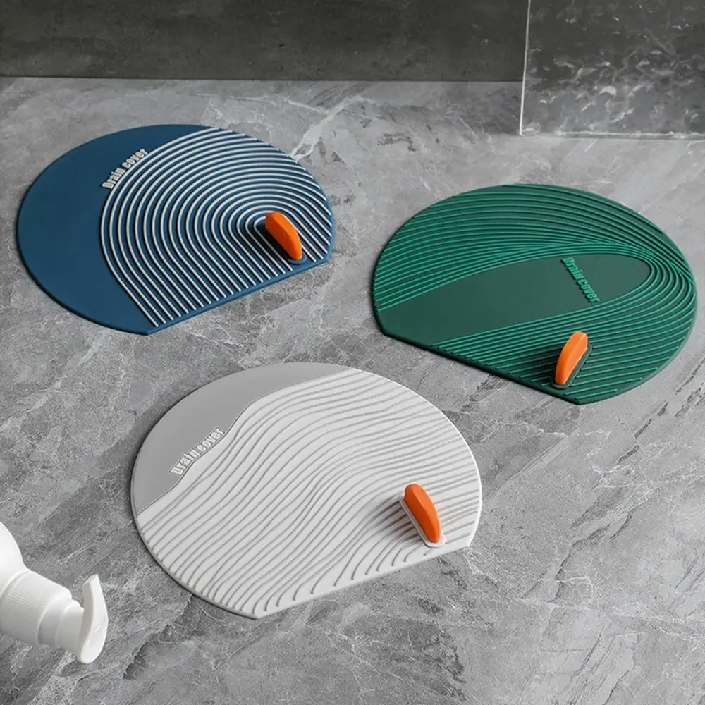 3 Pack Silicone Floor Drain Deodorant Pad Kitchen Sink Strainer Toilet Pad - Home & Garden