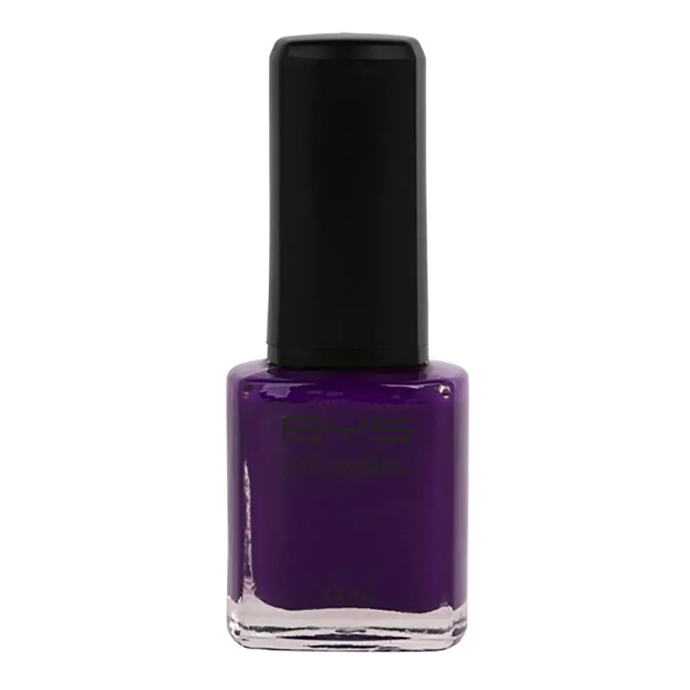 BYS A Grape Fit Nail Polish Enamel Lacquer Gloss Lasting Quick Dry 14ml Purple - Beauty