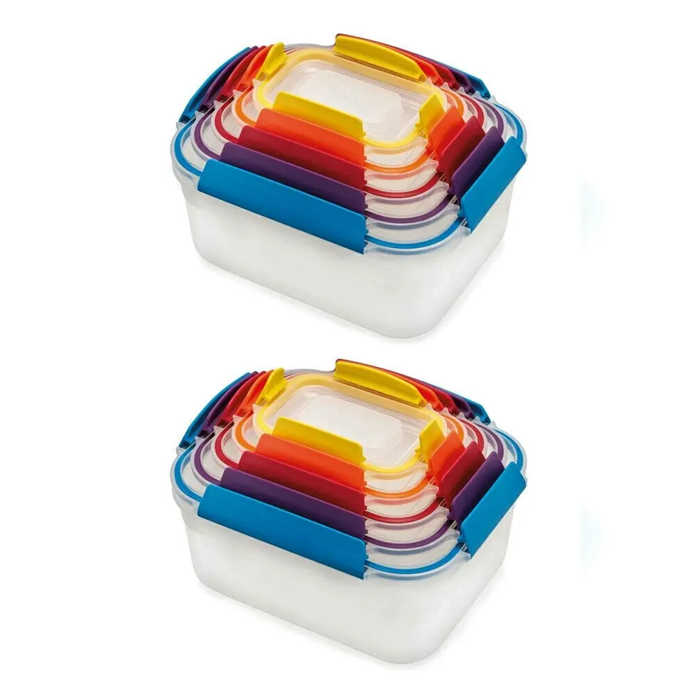 Joseph Joseph Nest Lock 10pc Food Storage Container Set Multi Colour 81081 - Home & Garden