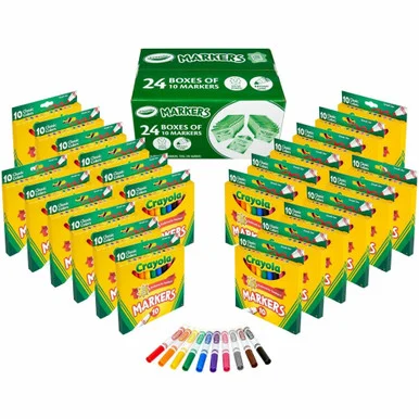 Crayola Bulk Broadline Marker Set (cyo-587771)