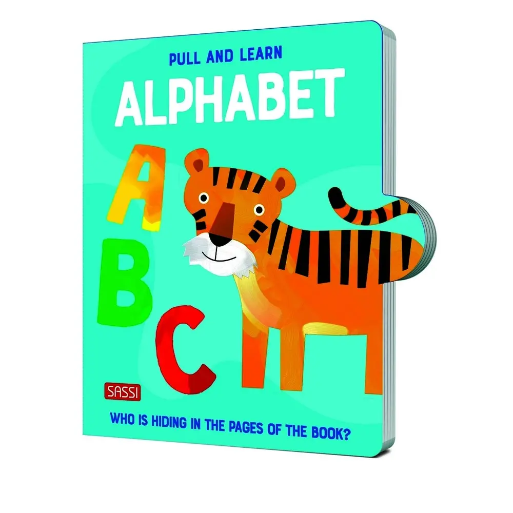 Sassi Pull & Play Book Kids/Children Fun Learning/Reading The Alphabet 1y+ - Entertainment
