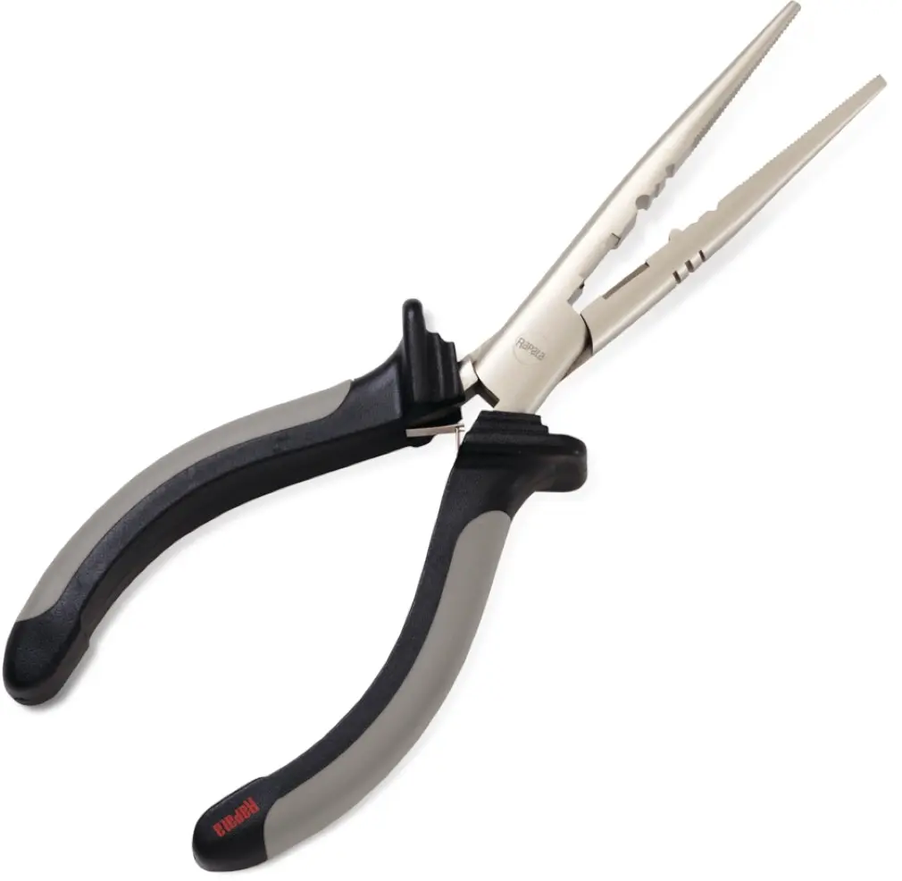 16cm Rapala Fisherman's Pliers with Split Shot Crimper and Side Cutting Function - Sports & Outdoor