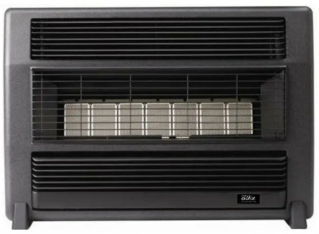 Omega Altise Brigadier Radiant Convector Heater Black Marble - Hardware