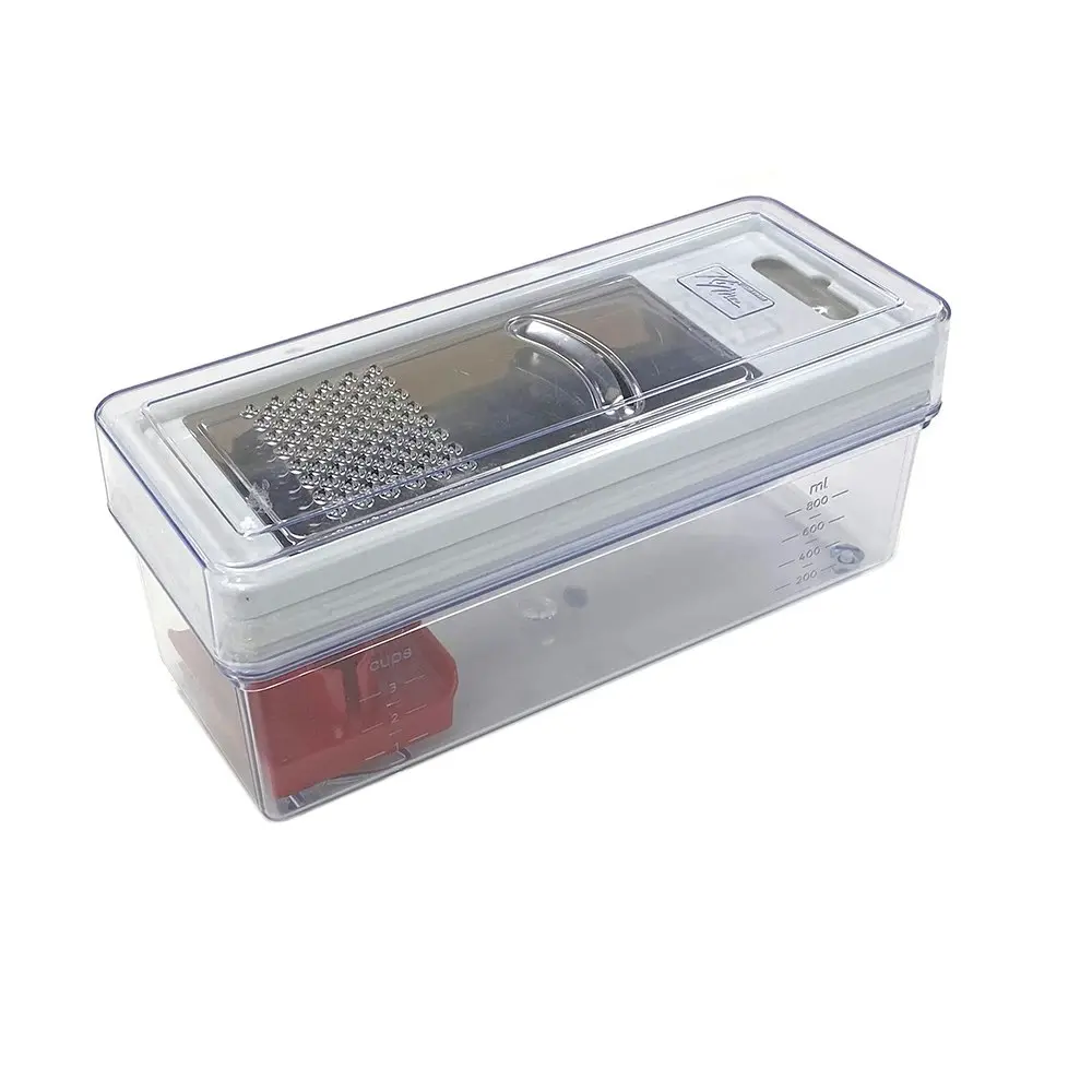 6in1 Food Slicer/Cutter/Grater Set w/ Storage Container Vegetables/Fruits/Cheese - Home & Garden