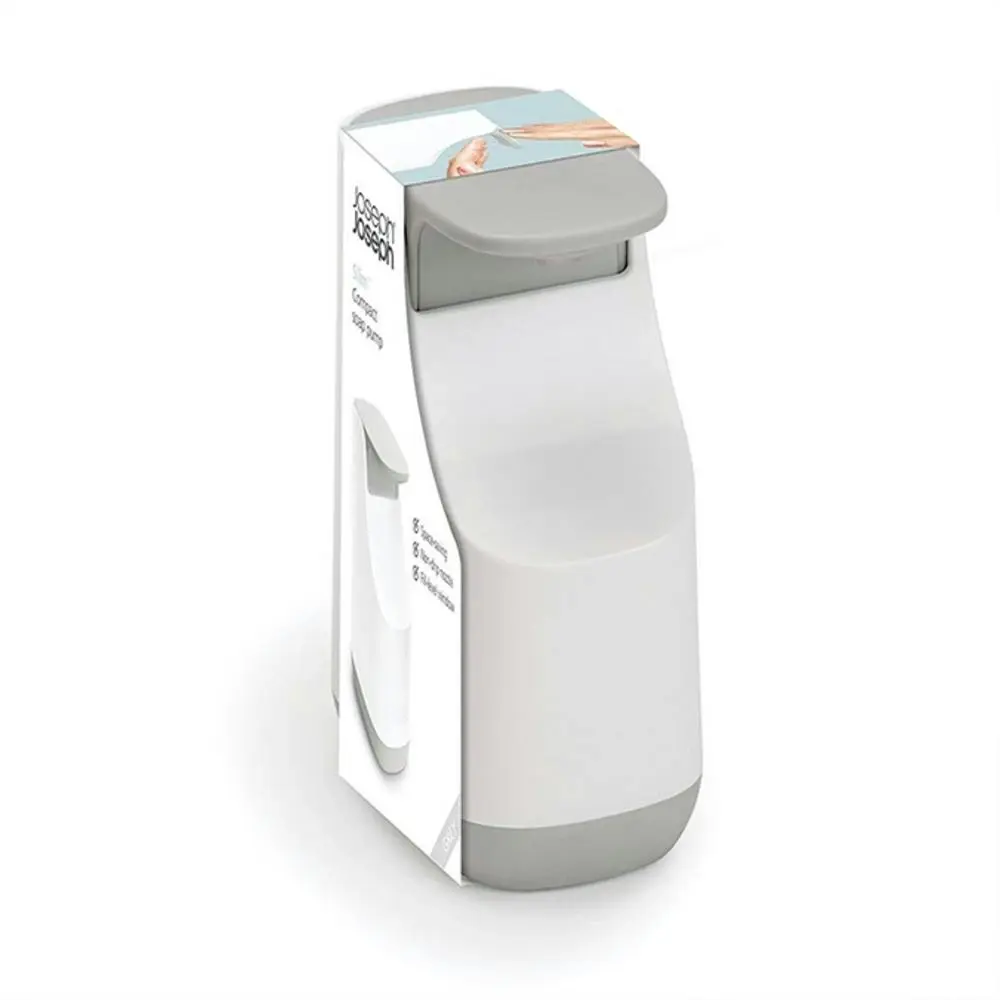 Joseph Joseph Easystore Slim Compact Bathroom/Sink Non Drip Soap Dispenser Grey - Home & Garden