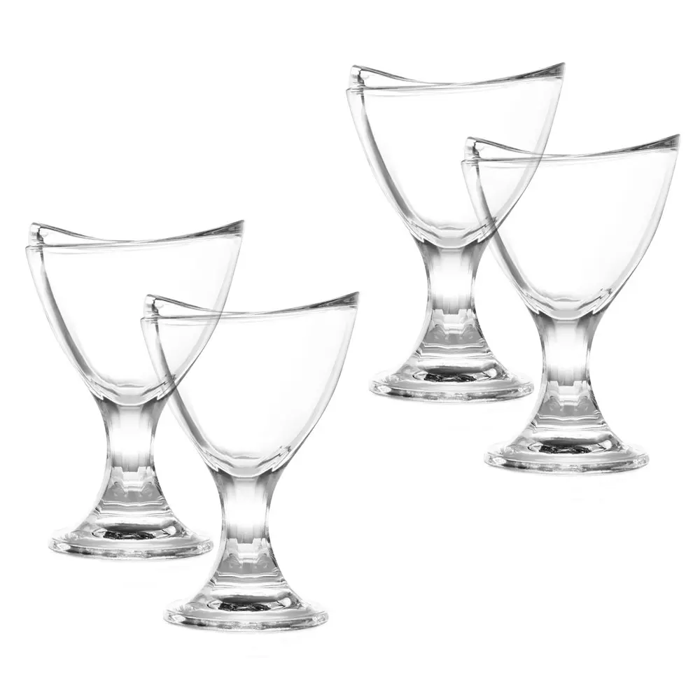 4pc Ocean Delight Ice Cream Cup Glasses/Cups/Bowls 200ml Food/Dessert/Treat - Home & Garden