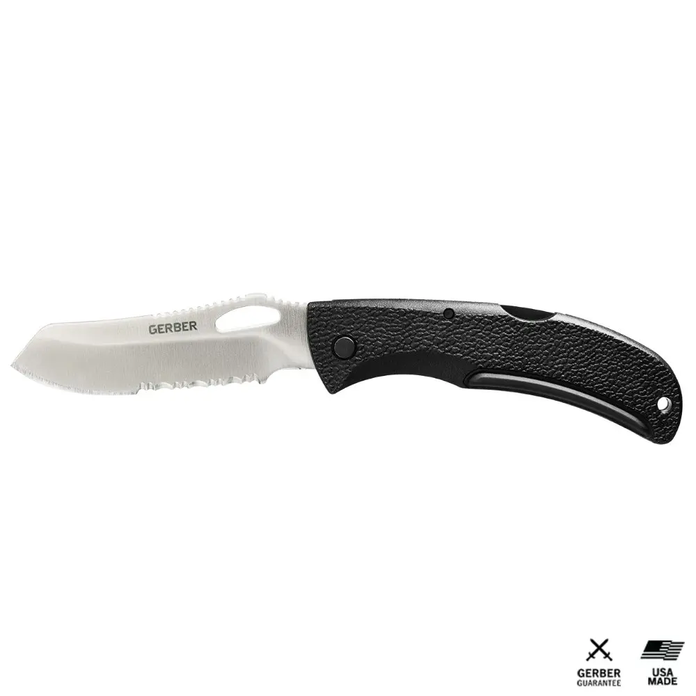 Gerber EZ Out DPSF S30V Satin Folding Knife 01643G - Sports & Outdoor
