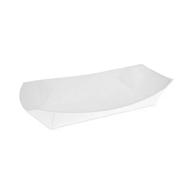 Pactive DDOGTPAC Paper Hot Dog Tray With Perforations, 7.04 X 1.75 X 1.43, White, 1,000/carton